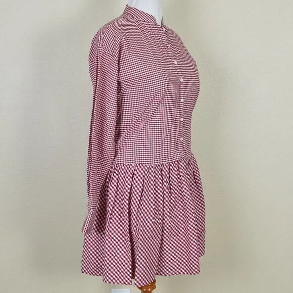 August Morgan by Kate Hersch Gingham Plaid Dress - Picture 6 of 8